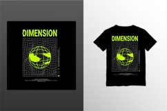 Dimension writing design, suitable for screen printing Product Image 1