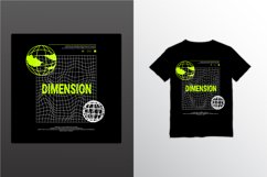 Dimension writing design, suitable for screen printing Product Image 1