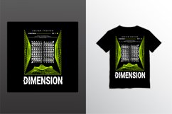 Dimension writing design, suitable for screen printing Product Image 1