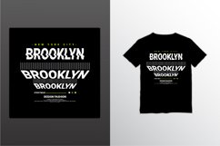 Brooklyn writing design, suitable for screen printing Product Image 1