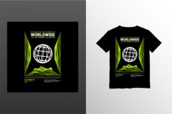 Worldwide writing design, suitable for screen printing Product Image 1