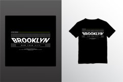 Brooklyn writing design, suitable for screen printing Product Image 1
