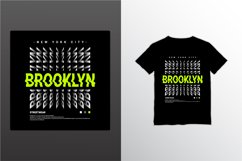 Brooklyn writing design, suitable for screen printing Product Image 1