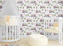 Watercolor kids cars seamless patterns- 10 seamless files Product Image 7
