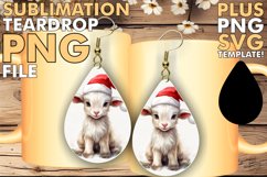 Holiday Watercolor Earring Art Product Image 1