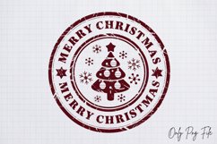 Christmas Post Stamps Merry christmas PNG Product Image 1