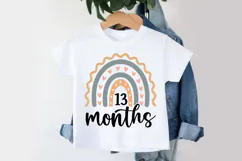 13 Months SVG | Baby Milestone SVG | Baby SVG | Newborn SVG Product Image 3