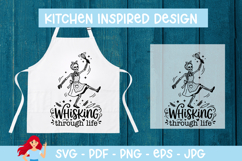 Whisking through life SVG, Skeleton SVG Product Image 1