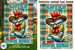 Sarcastic Garden Flag Bundle, Funny Garden Sign Product Image 15