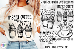 Coffee Lover SVG Bundle, Funny Coffee Quotes SVG Product Image 2