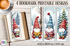 Christmas Bookmark Printables, Book Lover Quotes Bookmarks Product Image 1