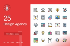 25 Design Agency Essentials Icons Product Image 1