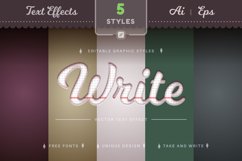 Set 5 Back To School Editable Text Effects, Font Styles Product Image 4