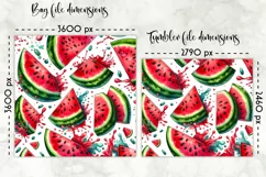 Lunch Bag Sublimation | Fruits and Berries Lunch Bag Print Product Image 2