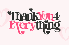 Love Signal - Cute Serif Font with Heart Accent Product Image 13