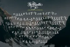 Northpath - Swirl Calligraphy Font Product Image 14
