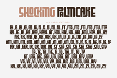 Shocking Palm Cake - All Caps Sans Font with Ligature Product Image 13