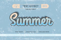 5 Retro Summer Editable Text Effects, Graphic Styles Product Image 6