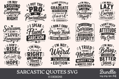 Sarcastic Quotes SVG PNG Product Image 1