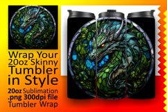 Dragon&#039;s World: Mystical 3D Tumbler Wrap Product Image 1