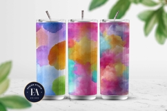 Watercolor Wash Digital Paper | Seamless Rainbow Texture Product Image 2