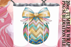 Cheerful thoughts 20oz tumbler wrap, Easter Egg Product Image 1