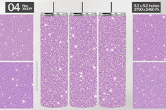 Lavender Sparkle Tumbler Wrap| Tumbler Sublimation Product Image 1