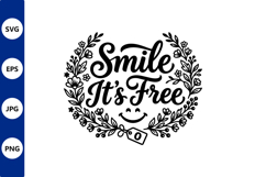 Floral wreath with smile its free hand Product Image 1
