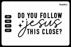 Funny Car Sticker Saying | Vehicle Decal - Do You Follow Product Image 3