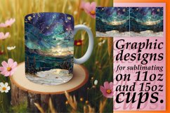 Sparkling Sunflower Symphony Mug Design: Sublimation, 11oz &amp; Product Image 1