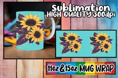 Magical sunsets sublimation print wrap, Flower Product Image 1