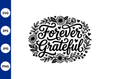 Forever Grateful Floral Wreath Product Image 1