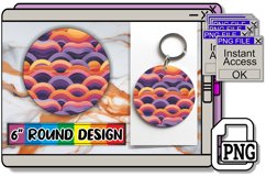 Radiant Beauty: Round Pattern Circles Product Image 1