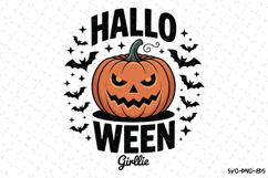 Halloween Girllie Svg | Halloween Svg | Svg Cut Files Product Image 1