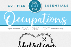 Nutrition Service SVG heart design Product Image 6