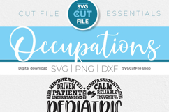 PEDS Nurse svg with heart - a pediatric nurse svg for crafts Product Image 6
