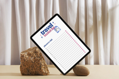 Travel Bucket List Printable &amp; Digital Use PDF Product Image 4