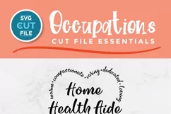Home health aide svg, Home care aid, caregiver svg Product Image 6