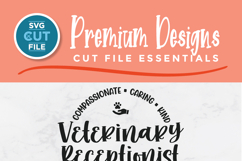 Vet Receptionist svg, a Veterinary receptionist svg with paw Product Image 6