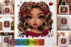 Unique TSHIRT Designs PNG, Love Girl Product Image 1