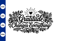 Floral gratitude changes everything Product Image 1