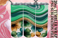 Bright journeys 20oz tumbler wrap, Pattern Product Image 1