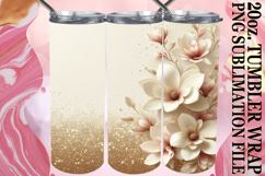 Uplifting Sublimation 20oz tumbler wrap, Leopard Prints Product Image 1