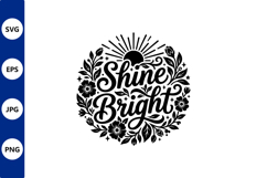 Shine Bright floral circle Product Image 1