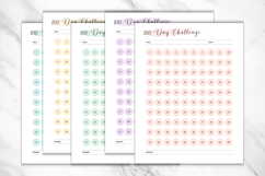 100 Day Challenge Editable Template 2 Product Image 3