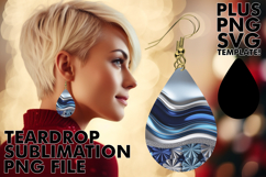 Classy Teardrop Earrings Art Ideas, Pattern Product Image 1