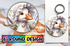 Radiant Ornaments Round Design, Goose Product Image 1
