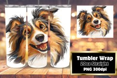 Playful Peeking Dog Sublimation Tumbler - 20oz Product Image 1