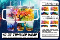 Serene Spring Tree Tumbler Wrap Product Image 1
