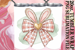 Blissful Dreams 20oz tumbler wrap, Easter Bow Product Image 1